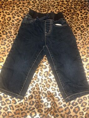 Gymboree Navy Blue Elastic Waist Denim Pants